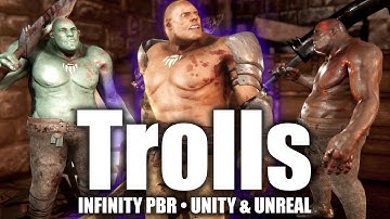 Trolls Character Pack for Unity & Unreal | Infinity PBR