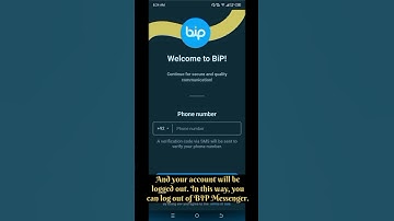 How to Logout Account of BIP Messenger