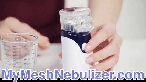 How to clean your Portable Mesh Nebulizer Machine