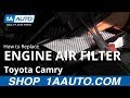 How to Replace Engine Air Filter 11-17 Toyota Camry