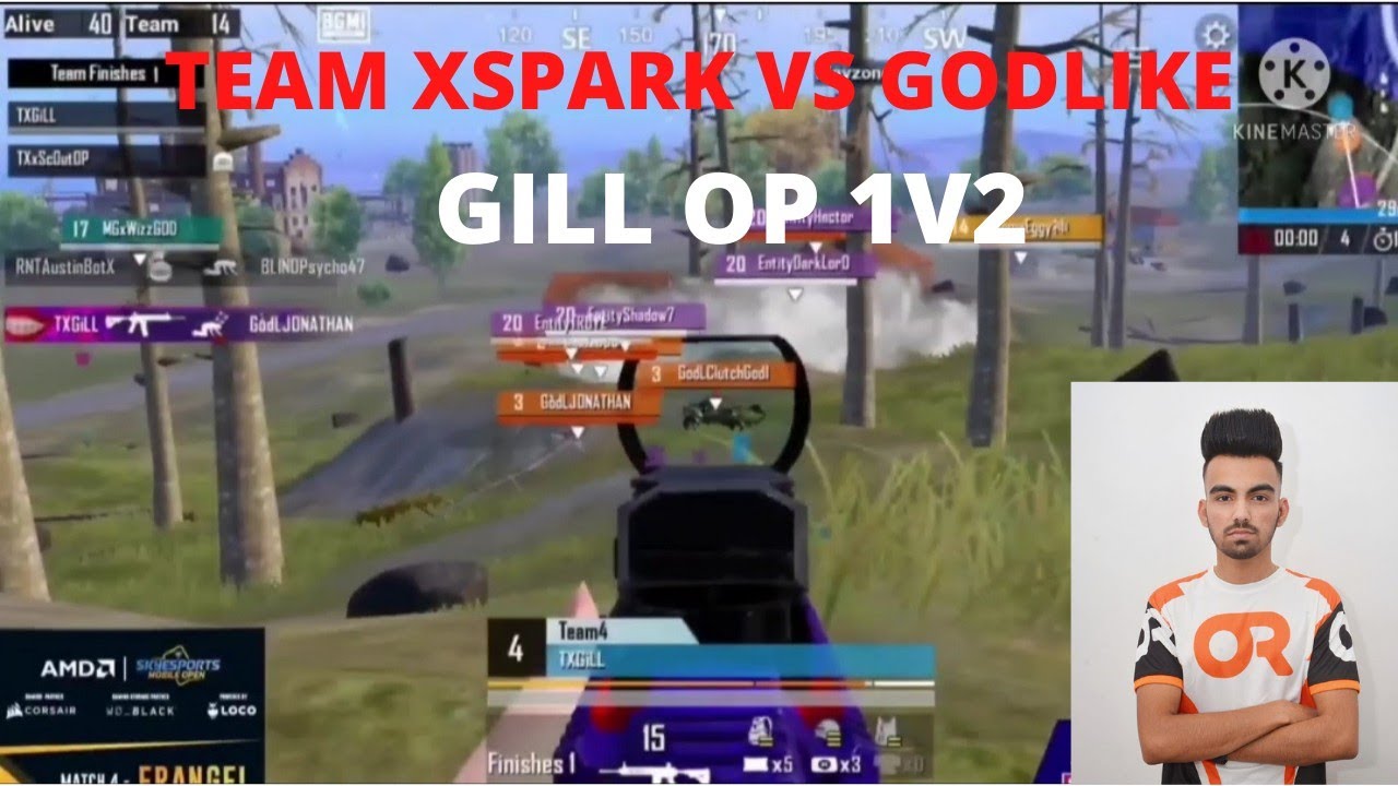 TEAM XSPARK VS GODLIKE || GILL OP 1V2 🔥🔥 | SCOUT OP IGLING 