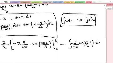 Partial Differential Equations: Lecture 16- Example 1  Fourier Sine Series (ProfeSuazo)
