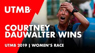 UTMB® 2019 Replay Finisher women 1 (EN)  Courtney DAUWALTER