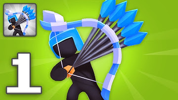 Merge Archers: Bow and Arrow - Gameplay Walkthrough Part 1 - Casual Games To Play (iOS, Android)
