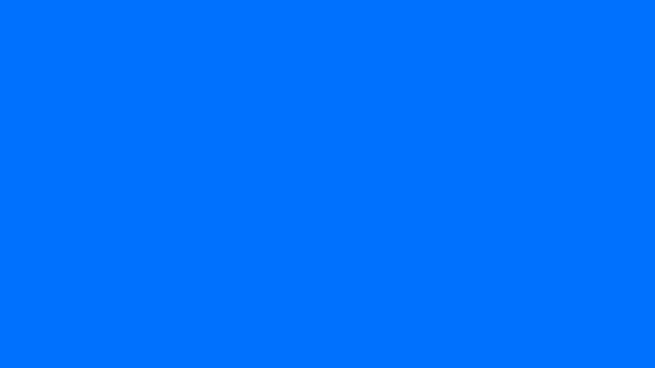 Blue Screen Light ( Digital Blue ) | Calmness & Confidence | No Audio Background | 1 Hour Full HD 💙