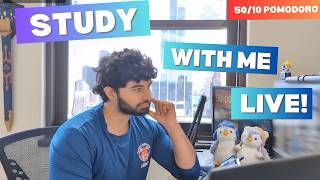 2 Hour Study With Me LIVE | Medical Student - USMLE SHELF Exams | 50/10/70 Pomodoro (07/29/2026)