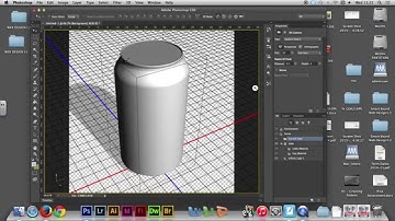 Project 02/03 - Creating a 3D CAN in Adobe Photoshop
