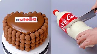 Very Tasty Nutella Chocolate Cake Recipe | Homemade Chocolate Dessert Compilation | So Tasty