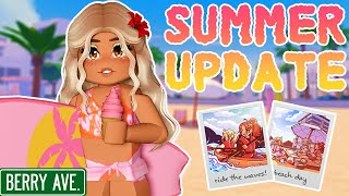 ☀️*SUMMER UPDATE* on BERRY AVENUE!🌊