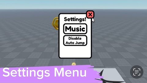 Settings Menu! Roblox Studio Tutorial! (Free Model)