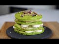 Testez les Spinachio PANCAKES !  Aux épinards et crème de pistache / banane, SURPRENANT !