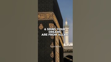 6 signs your dreams are from Allah❤️ #islamicshorts #shorts #islam #islamic #fypシ #fy #viral