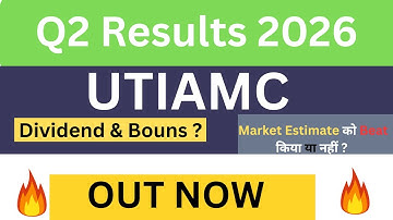 UTI AMC Q2 results 2026 | UTI AMC results today | UTI AMC Share News | UTI AMC Share latest news