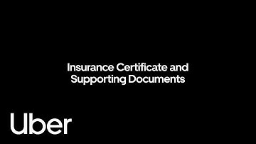 Insurance Certificate and Supporting Documents Guide | Uber UK | Uber
