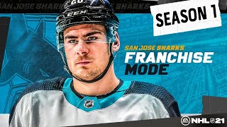 NHL 21: SAN JOSE SHARKS FRANCHISE MODE - SEASON 1