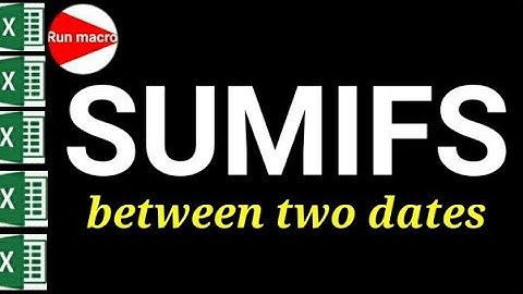 SUMIFS between two dates | SUMIFS | Formula | Function | Syntax | Condition | Date Range | Excel