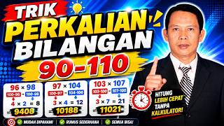TRIK PERKALIAN BILANGAN 90–110 #ekobudoyo #matematika #perkalianbilangan #perkalian