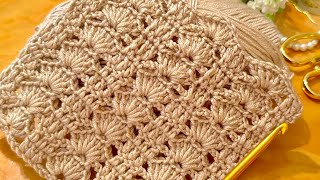 This Super Easy Crochet Baby Blanket Pattern is Adorable! Crochet Stitch Perfect for Beginners