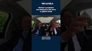 Türkiye President And Malaysias Pm Drive In Gifted Togg