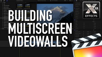 3D Video Walls for FCP X Tutorial: Building MultiScreen Video Walls