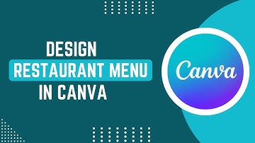 How To Design A Restaurant Menu In Canva For Beginners ! (Full Tutorial)