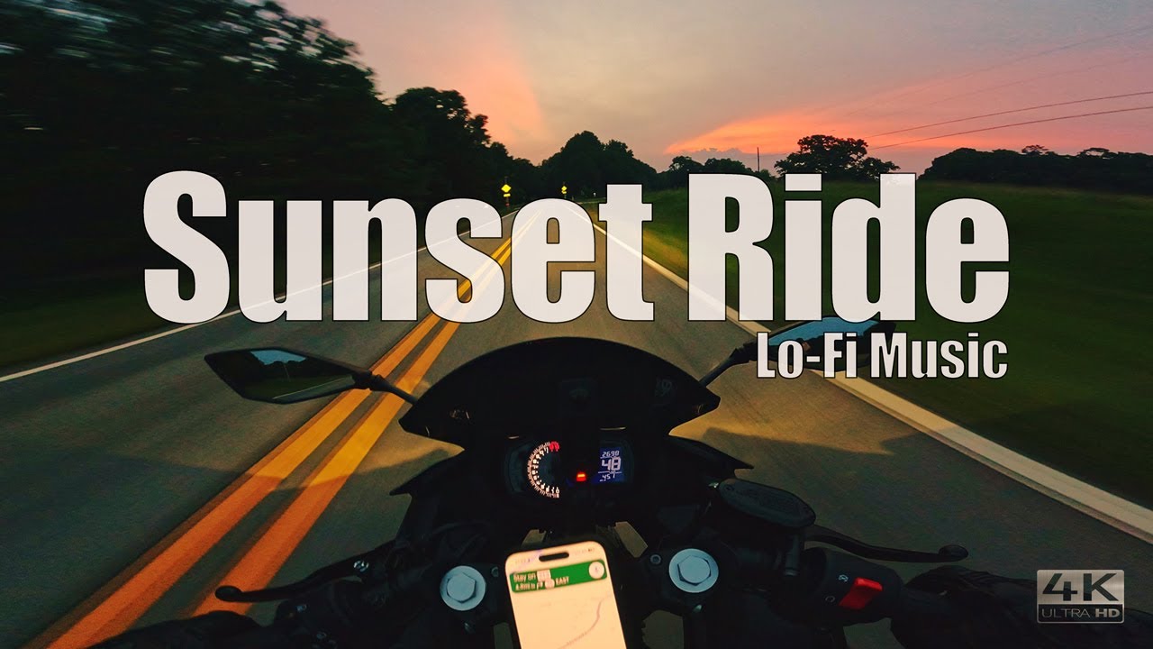 Kawasaki Ninja 400 | Sunset Ride POV | LoFi Music