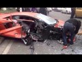 Vídeo: choque frontal de un Lamborghini y autobus