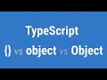 `{}` vs `object` vs `Object` in TypeScript | JSer - TypeScript noob