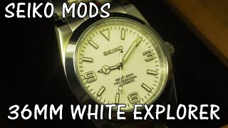 SEIKO MOD】Explorer White Dial(36mm) 作ってみました。完成編
