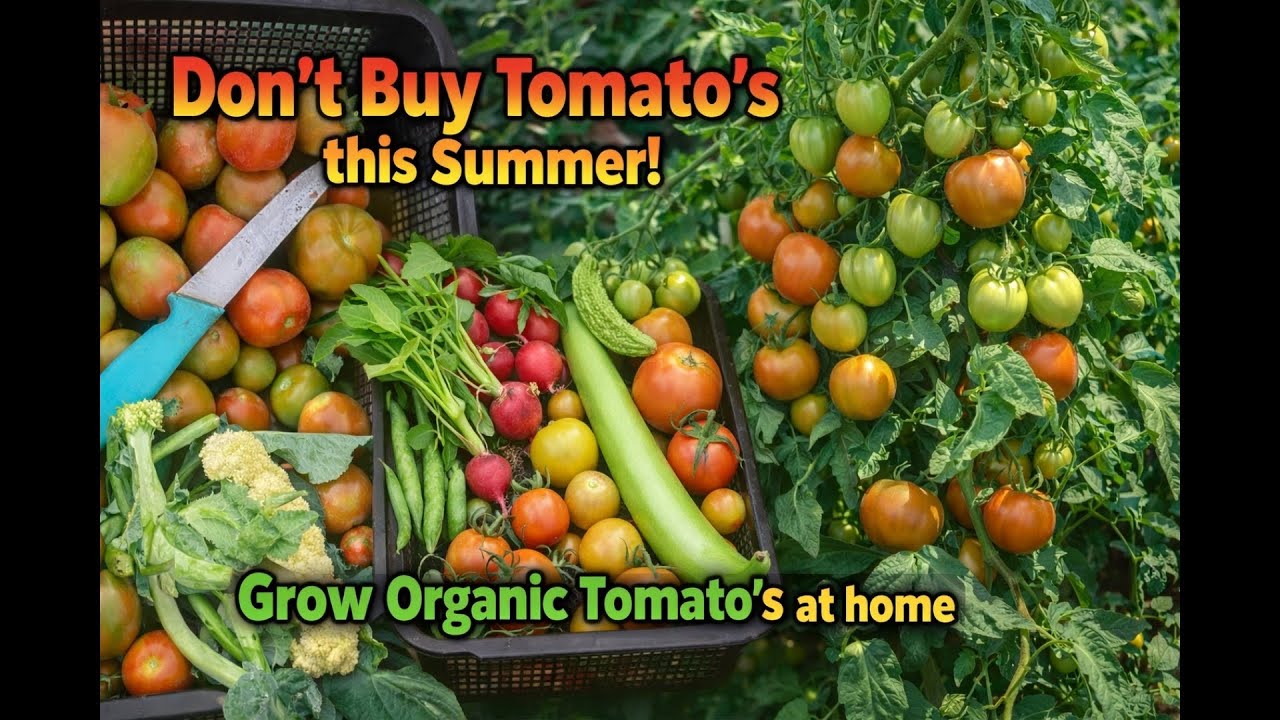 छत से तोड़े ढेर सारे टमाटर और गोभी 🍅 || आज की ताज़ा हार्वेस्टिंग