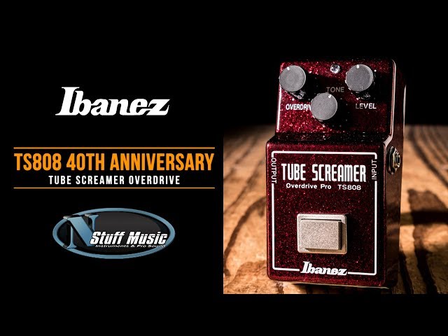 Ibanez TS808 40th Anniversary Tube Screamer - Ruby Red Sparkle