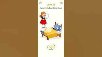 Games DOP 2 Level 79 | Delete One Part Level 79 Walkthrough Solution Save Little Red Riding Hood