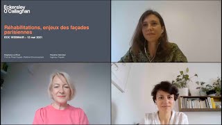 Eckersley O&#39;Callaghan Webinars | Réhabilitations, enjeux pour les façades parisiennes