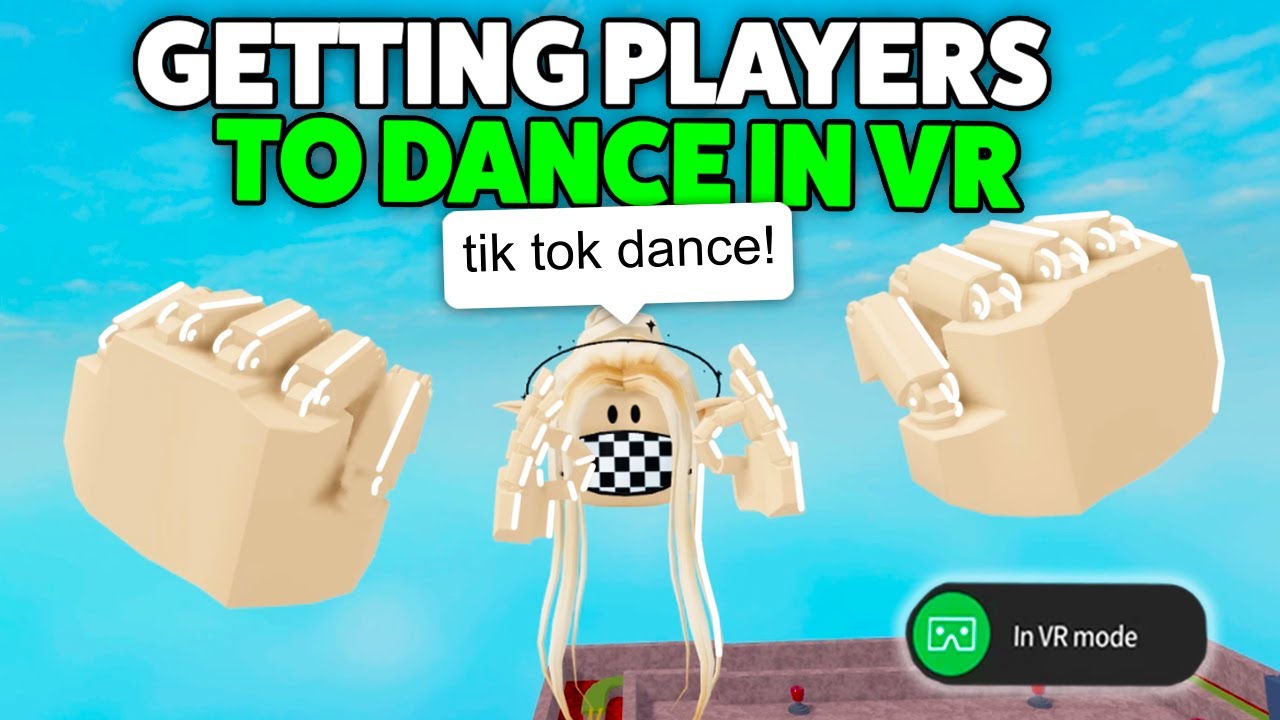 Roblox Vr Hands I Get Everyone Dancing Funny Moments Youtube - roblox vr memes