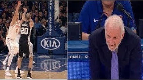 Manu Ginobili Throws WTF Shot Didn