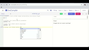 Koding #3: Operasi Aritmetika