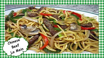 How to Make The Best Chinese Beef Lo Mein ~ Chinese Lo Mein Noodles Recipe