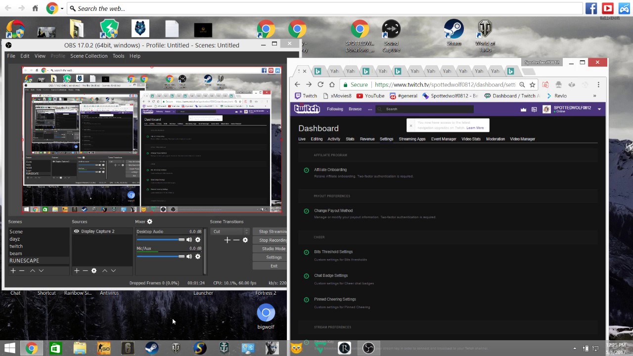 Finding stream key on twitch youtube