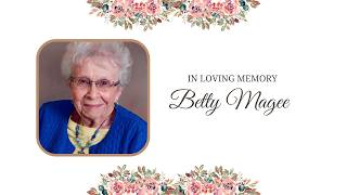 Betty Magee Funeral Service