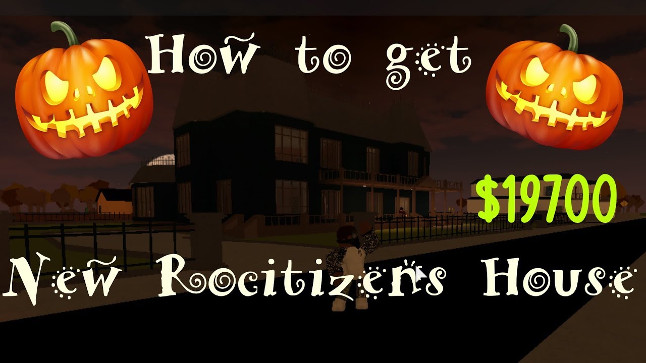 How To Get New House In Rocitizens Halloween Update Youtube - roblox rocitizens craftsman house tour fully decorated youtube