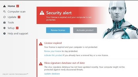 How to Activate ESET Antivirus any version only once