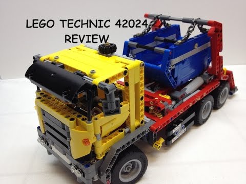 LEGO Truck (Skip Lorry) Review, 42024 - YouTube