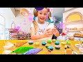 Nastya Cadılar Bayramı tarifleri ve süslemeleri Çocuklar için - Cadılar Bayramı video serisi