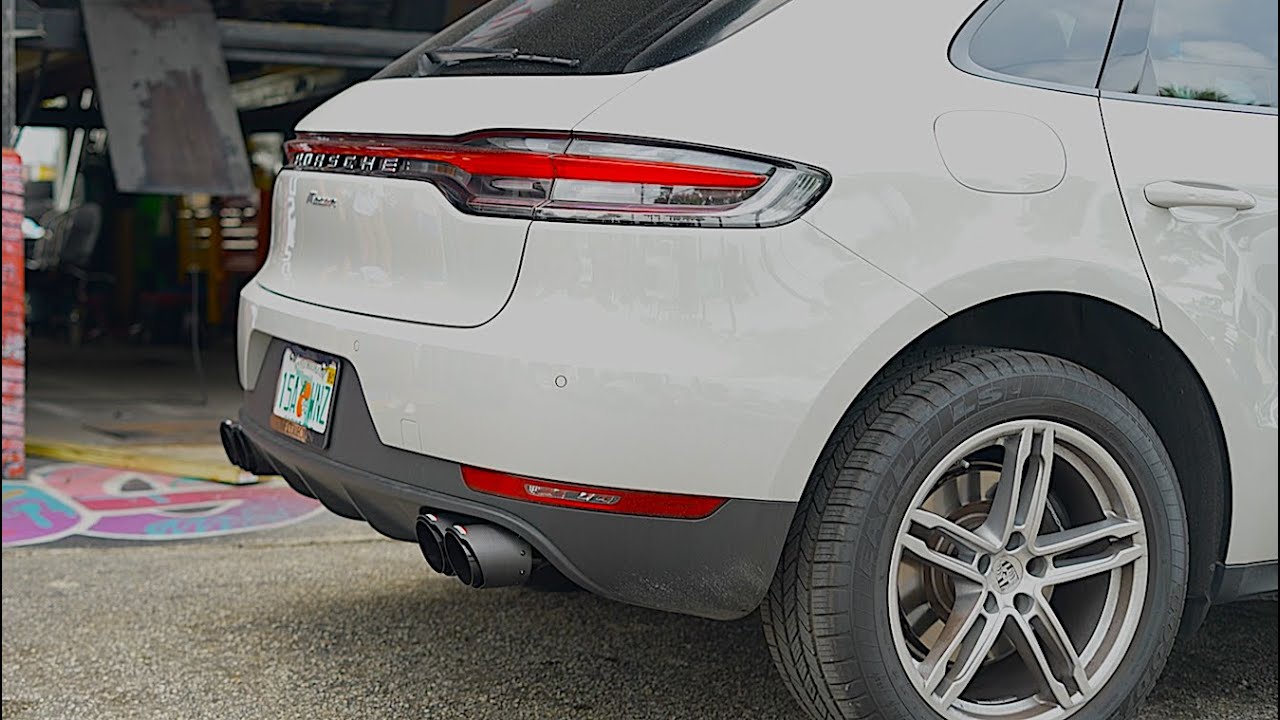 BRAND NEW !!! 2022 Porsche MACAN Muffler Delete pops and Bangz
