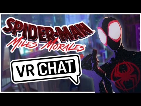 MILES MORALES SWINGS INTO VRCHAT! ~ VR HILARIOUS MOMENTS  (Spider Man) Ft.@ZeCyberChimp