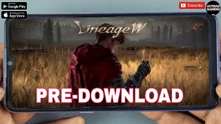 Lineage W predownload 2026 Online Classicmmorpg Pcmobile Now Open Predownload