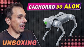 UNBOXING do cachorro do Alok! Unitree Go2, um cachorro robô! #macmasi #unboxing #unitree