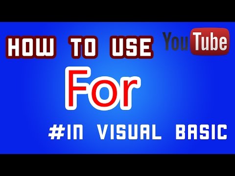 การใช้คำสั่ง For Loop VB 2010