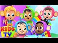 Five Little Monkeys Jumping On The Bed + More Nursery Rhymes & Baby Cartoon Songs | Kids Tv Shows