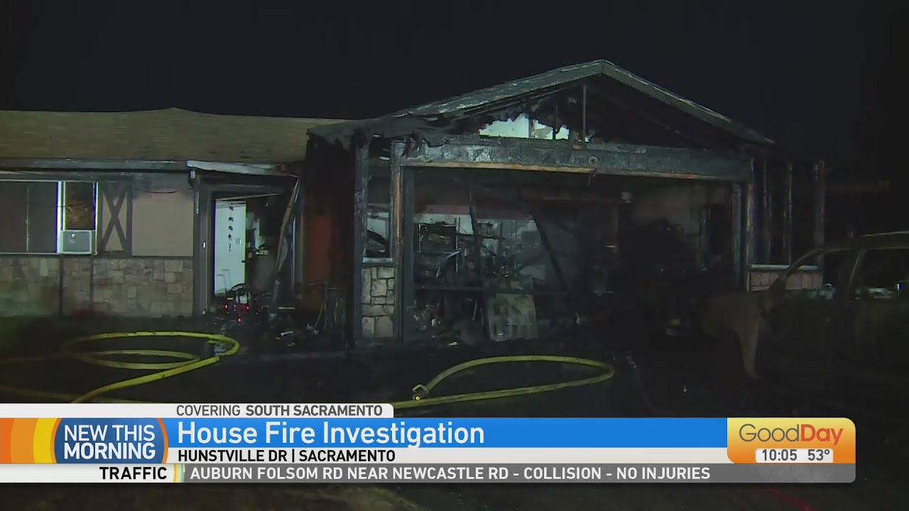 Sacramento House Fire Under Investigation - YouTube